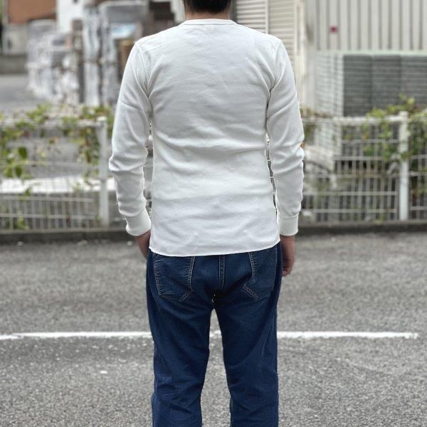 ザ リアルマッコイズ ヘンリーネック ロングスリーブTシャツ