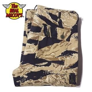  ꥢޥå ե顼ȥ饦 ɥȡ TIGER CAMOUFLAGE TROUSERS / GOLD TONE MP20001 THE REAL McCOY'S