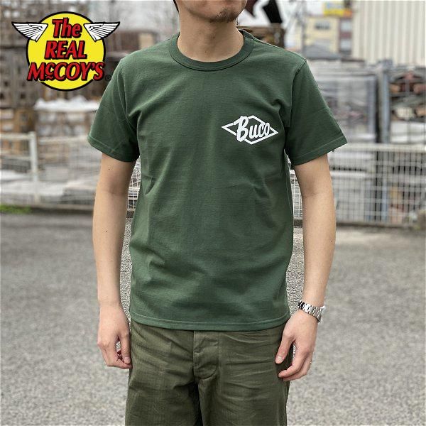 ザ リアルマッコイズ BUCO TEE / BUCO RIDING TOGS 半袖Tシャツ