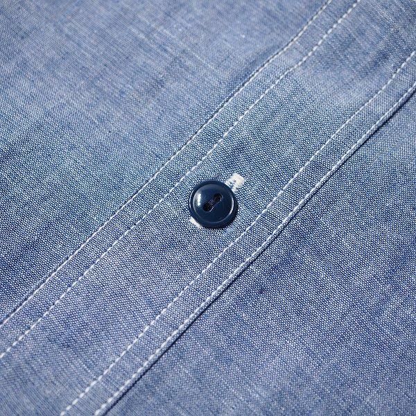 ザ リアルマッコイズ シャンブレーシャツ USN サイズ16 ザ リアルマッコイズ U.S.N. CHAMBRAY SHIRT L/S シャンブレー