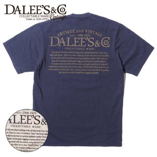 ダリーズ&コー スラブ Tシャツ ロゴ 半袖 30s AD20T-D DALEE'S&CO 
