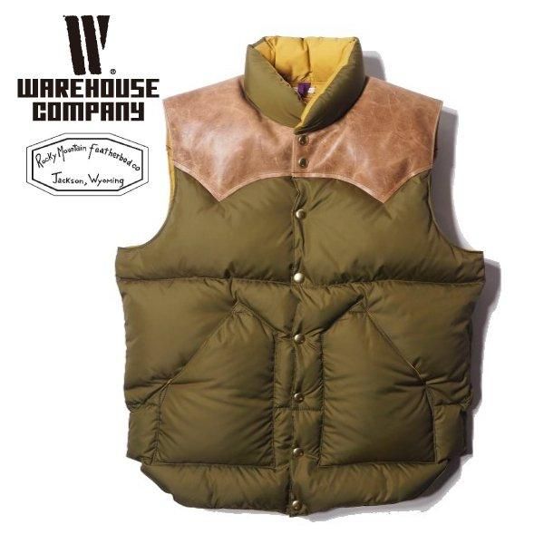 ロッキーマウンテン×ウエアハウス ナイロンダウンベスト NYLON DOWN VEST ROCKY MOUNTAIN × WAREHOUSE -  セルロイド CELLULOID