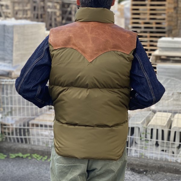 ロッキーマウンテン×ウエアハウス ナイロンダウンベスト NYLON DOWN VEST ROCKY MOUNTAIN × WAREHOUSE -  セルロイド CELLULOID