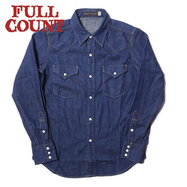 フルカウント デニムウエスタンシャツ 長袖 DENIM WESTERN SHIRTS 4894