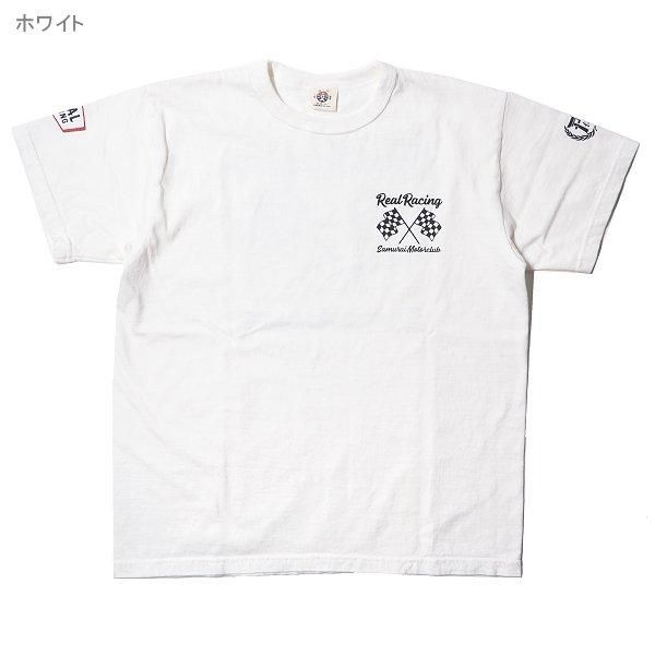 【美品】サムライジーンズ リアルレーシング プリント 半袖 シャツ　L 美品】サムライジーンズ リアルレーシング プリント 半袖 シャツ L