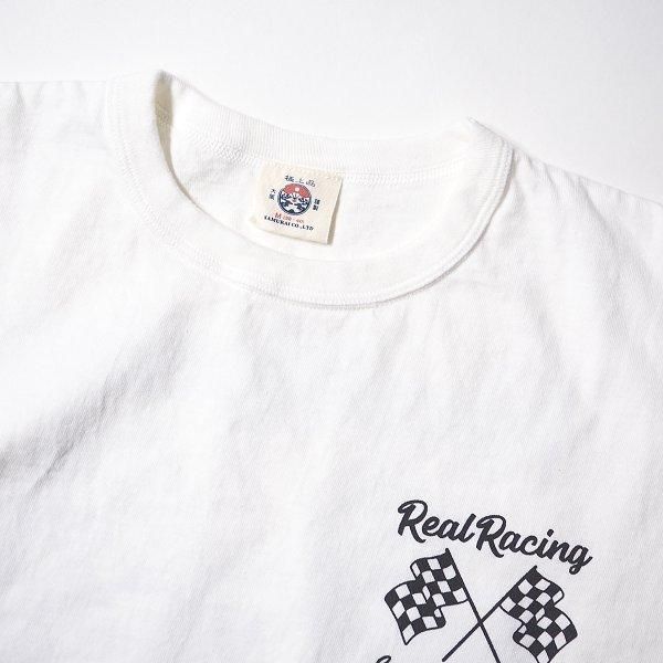 【美品】サムライジーンズ リアルレーシング プリント 半袖 シャツ　L 美品】サムライジーンズ リアルレーシング プリント 半袖 シャツ L