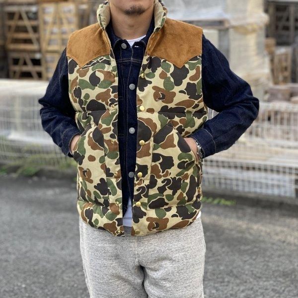 定価6.1万wjk camo simple down vest M ダウンベスト