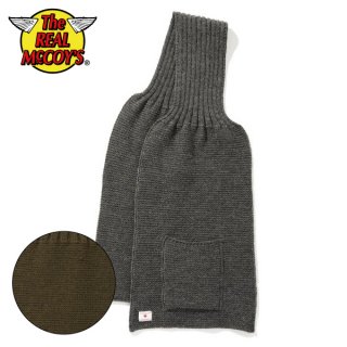  ꥢޥå  ֥ޥե顼 WOOL, RIBBED MUFFLER MA20102 THE REAL McCOY'S
