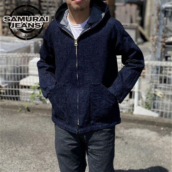 セール! サムライジーンズ 濃いピンク系統 SJHJ16-インディゴ-15OZ