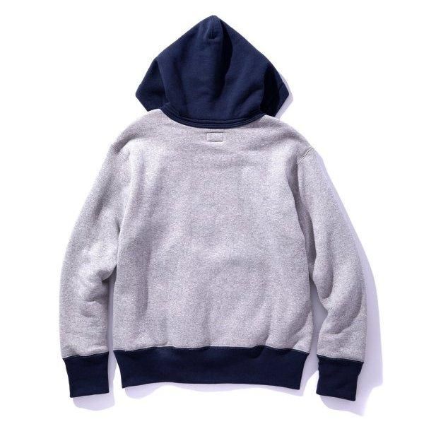 ザ リアルマッコイズ ダブルフェイス 後付けスウェットパーカー