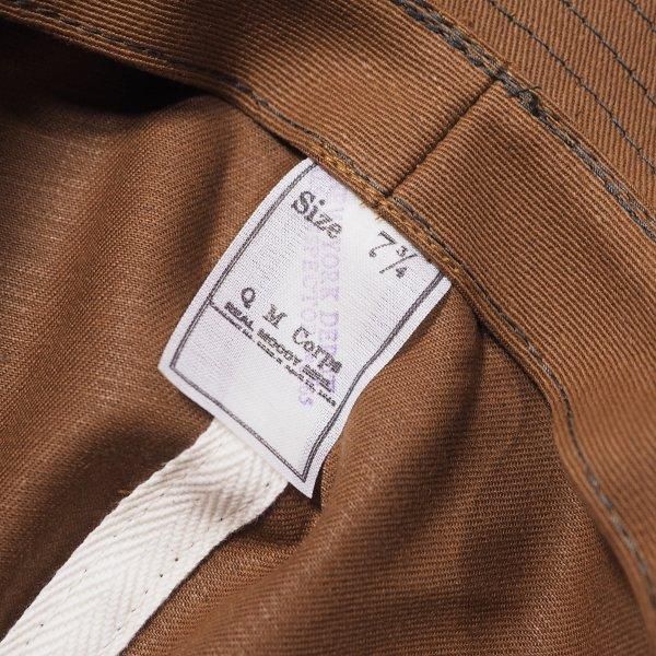 ザ リアルマッコイズ WW1 BROWN FATIGUE HAT ブラウン