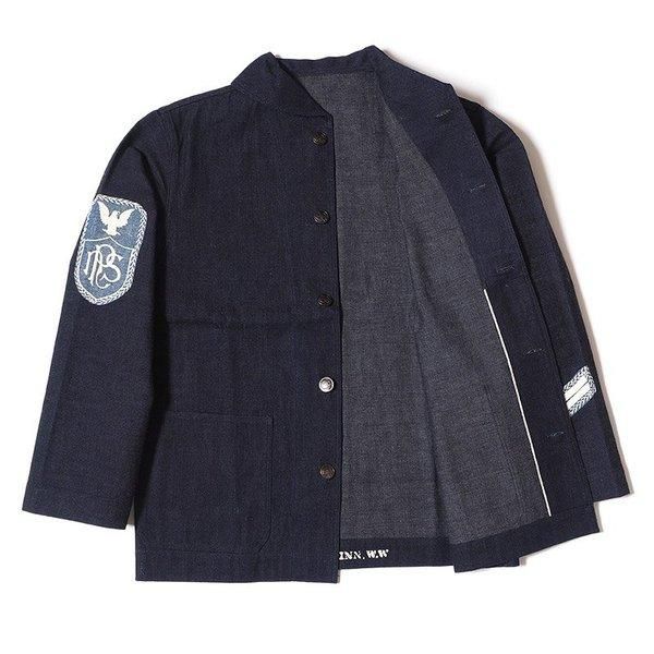 ジャケット・アウター WAREHOUSE Lot 2142 USN DENIM DECK JACKET ウエアハウス Lot 2142 USN DENIM DECK JACKET ワッペン デニム