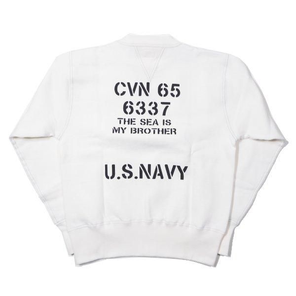 クッシュマン セットイン スウェット スエット U.S.NAVY STENCIL