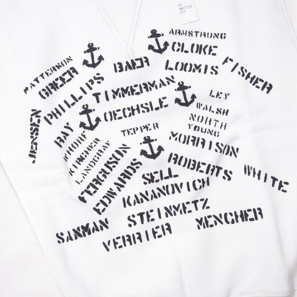 クッシュマン セットイン スウェット スエット U.S.NAVY STENCIL
