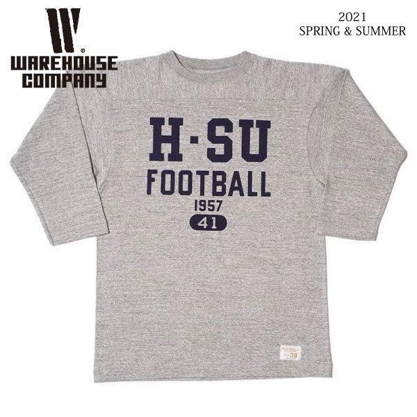 ウエアハウス 4063 7分袖フットボールTシャツ H-SU WAREHOUSE[2021年春