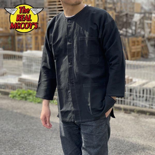ザ リアルマッコイズ JUNK FORCE BLACK PAJAMA SHIRT ブラック ザ リアルマッコイズ JUNK FORCE BLACK PAJAMA SHIRT ブラック