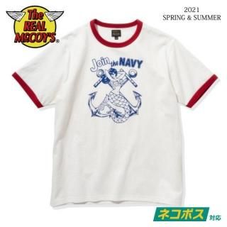 [ͥݥ200] ꥢޥå ȾµT MILITARY TEE / JOIN THE NAVY MC21009 THE REAL McCOY'S[2021ǯղƿ]