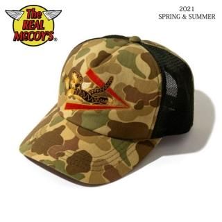  ꥢޥå å奭å FLYING TIGERS CAMOUFLAGE MESH CAP MA21006 THE REAL McCOY'S