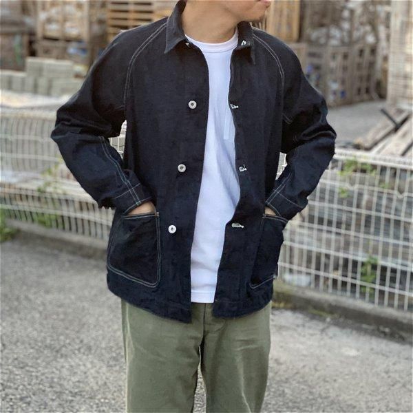 ザ リアルマッコイズ 8HU WW2 DENIM CHORE COAT カバーオール MJ21019