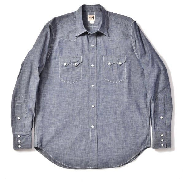 予約商品]ザ リアルマッコイズ JOE McCOY CHAMBRAY WESTERN