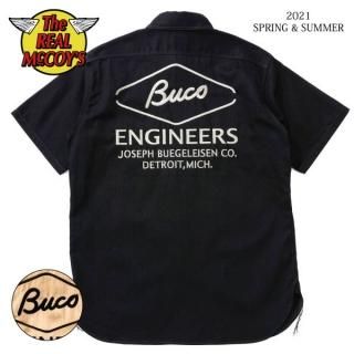  ꥢޥå  Ⱦµ BUCO CLUB SHIRT S/S / ENGINEERS BS21001 THE REAL McCOY'S[2021ǯղƿ] 