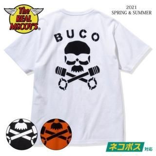 [ͥݥ200] ꥢޥå ȾµT BUCO TEE / SKULL PISTON BC21001 THE REAL McCOY'S[2021ǯղƿ] 