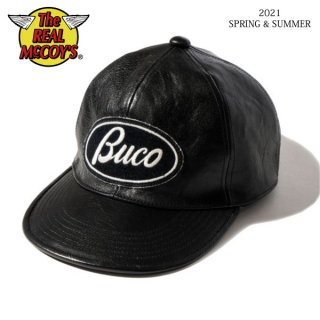 ザ リアルマッコイズ BUCO LEATHER STRAP-BACK CAP レザーキャップ 帽子 BA21001 THE REAL McCOY'S[2021年春夏新作] 