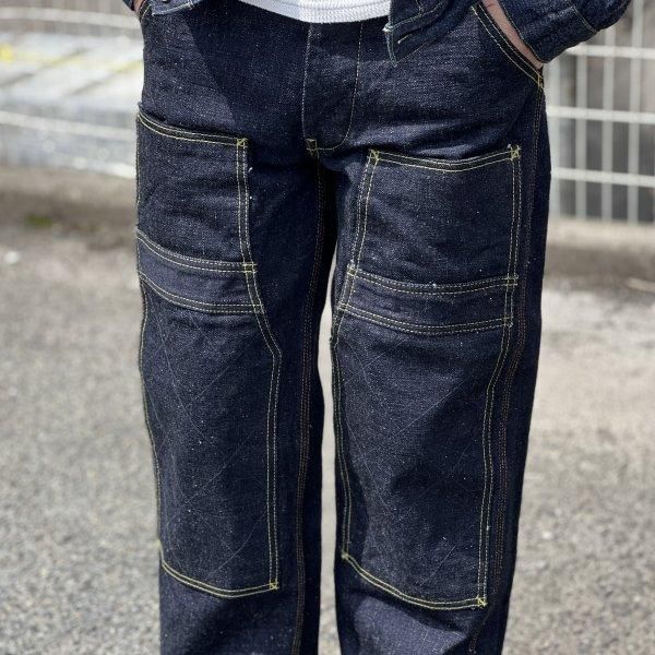 サムライジーンズ 自動車倶楽部 17ozダブルニーワークパンツ サムライジーンズ 自動車倶楽部 17ozダブルニーワークパンツ