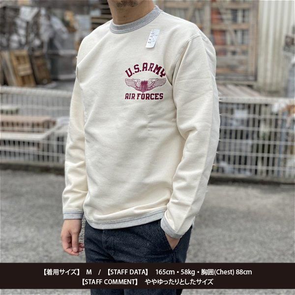 クッシュマン パイル スウェット U.S.ARMY AIR FORCES PILE SWEAT TEE