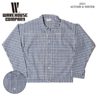 ϥ Lot 2166 INDIGO CHECK JACKET ǥå 饦ɥ顼 㥱å WAREHOUSE[2021ǯ߿ ]