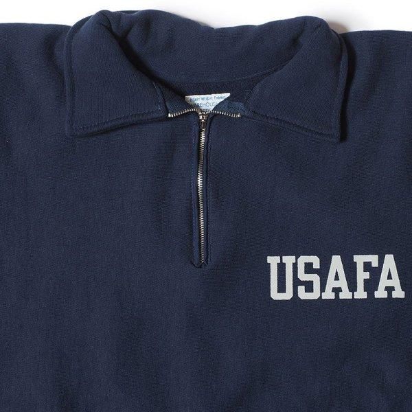 WAREHOUSE Lot 485 HALF ZIP REVERSE WEAVE