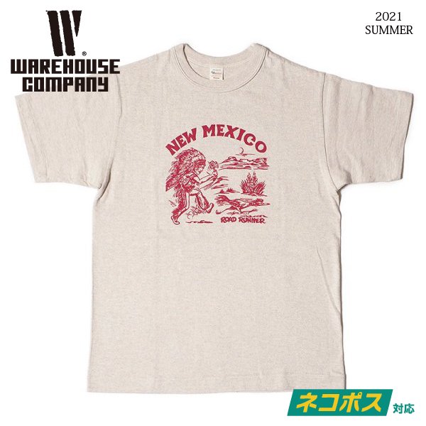 ネコポス送料200円]ウエアハウス Lot 4601 NEW MEXICO Tシャツ