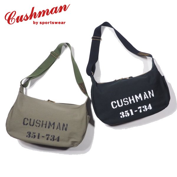 クッシュマン キャンバス メッセンジャー ショルダーバッグ CANVAS MESSENGER BAG 29224 CUSHMAN - セルロイド  CELLULOID