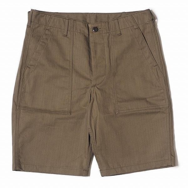 ウエアハウス Lot 1218 MILITARY HERRINGBONE SHORTS ミリタリーヘリンボーンショーツ ベイカーショートパンツ  WAREHOUSE[定番商品] - セルロイド CELLULOID