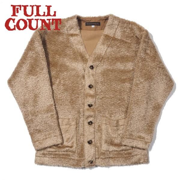 フルカウント ボアフリース カーディガン KNIT CAMEL BOA CARDIGAN