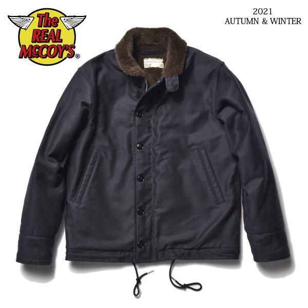 ザ リアルマッコイズ デッキジャケット ネイビー N-1 DECK JACKET ...