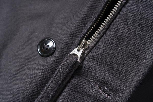 ビッグサイズ44 リアルマッコイズ N-1 デッキジャケット ジッパー破損 ジッパーの壊れたN-1デッキジャケットを新しいものに交換 - 洋服