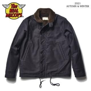  ꥢޥå ǥå㥱å ͥӡ N-1 DECK JACKET (NAVY) / STENCIL MJ21106 THE REAL McCOY'S[2021ǯ߿]