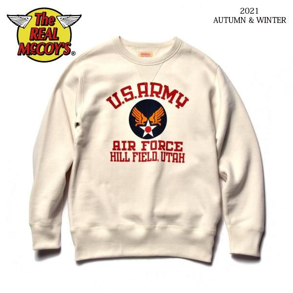 THE REAL McCOY`S AIR CORPS 前面Vガゼット スウェット - トップス THE REAL McCOY`S AIR CORPS 前面Vガゼット スウェット - トップス