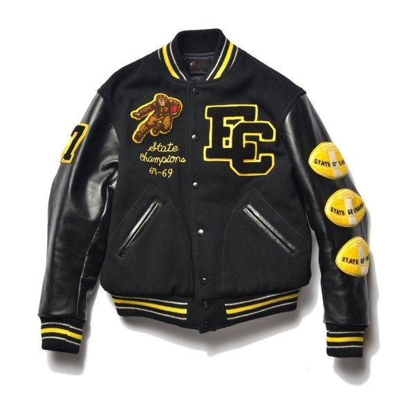 ザ リアルマッコイズ WOOL VARSITY JACKET / EVERETT CHIEFS MJ21119