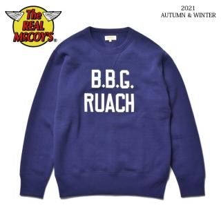  ꥢޥå ߤԤߥå LOOPWHEEL SWEATSHIRT / B.B.G. RUACH MC21120 THE REAL McCOY'S[2021ǯ߿]