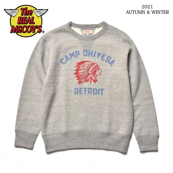 ザ リアルマッコイズ 吊り編みスウェット LOOPWHEEL SWEATSHIRT / CAMP