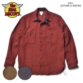  ꥢޥå եͥ륷 8HU HOUNDSTOOTH FLANNEL SHIRT MS21102 THE REAL McCOY'S[2021ǯ߿]