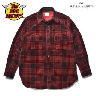  ꥢޥå ץȥǥ 8HU PRINT CORDUROY SHIRT MS21103 THE REAL McCOY'S[2021ǯ߿]