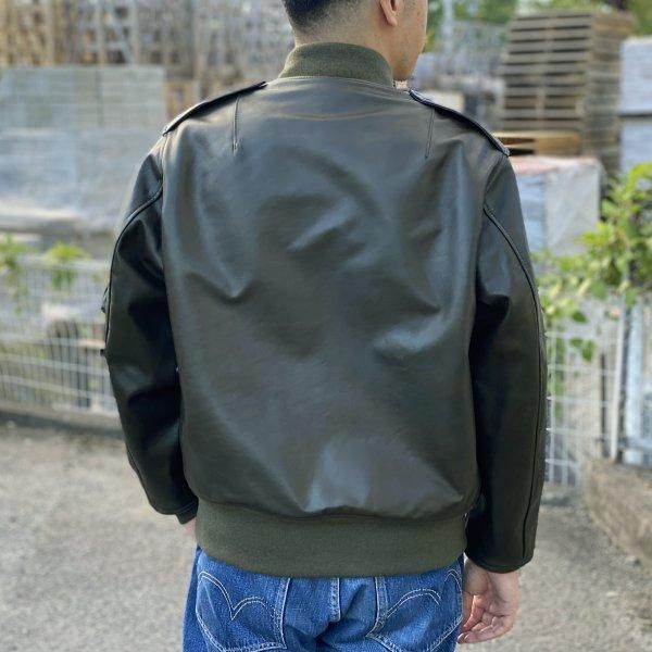 希少/ビッグサイズ✨フライトジャケット　B-15 ホースハイド　馬革　46 楽天市場】B-15フライトジャケット 本革 メンズ ウール 襟