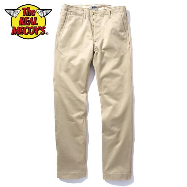 ザ リアルマッコイズ ジョーマッコイ JOE McCOY CHINO TROUSERS チノパンツ トラウザーズ ウエストポイント MP19010  THE REAL McCOY'S - セルロイド CELLULOID