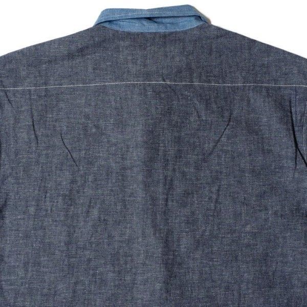 希少ウエアハウス USN 2TONE CHAMBRAY SHIRTS 3042 予約商品]ウエアハウス シャンブレーシャツ 3042 USN 2TONE