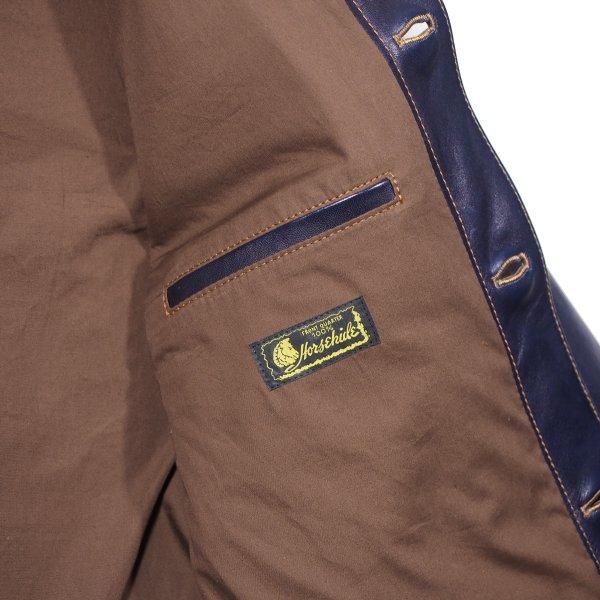 Deuxieme Classe ⭐︎LINEN CHINO Gジャケット ワイツーレザー セカンドタイプインディゴホース レザー