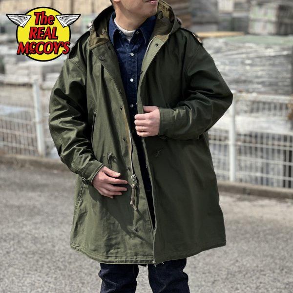 予約商品]ザ リアルマッコイズ PARKA-SHELL, M-1951 モッズコート 