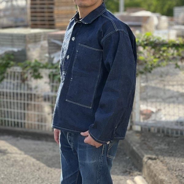 SAMURAI JEANS : ヒッコリー プルオーバーミリタリーパーカー neuroid